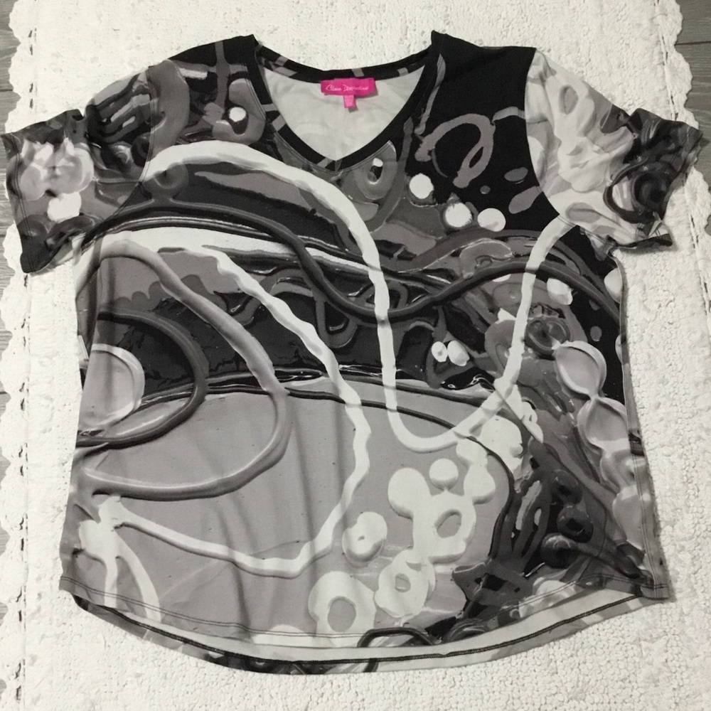 Claire Desjardins Graffiti Top size XXL Bamboo blend